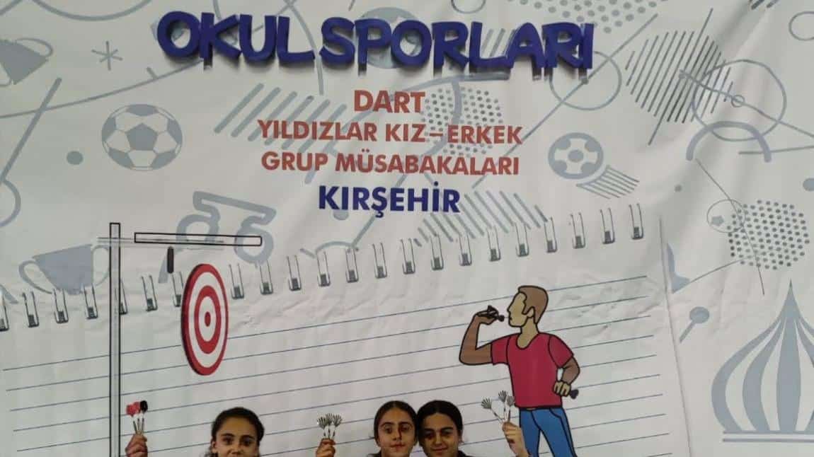 KIRŞEHİRDE Düzenlenen Dart Turnuvası Türkiye Bölge elemelerinde üçüncü olarak Türkiye Şampiyonluğu için Trabzon'a gitmeye hak kazandık